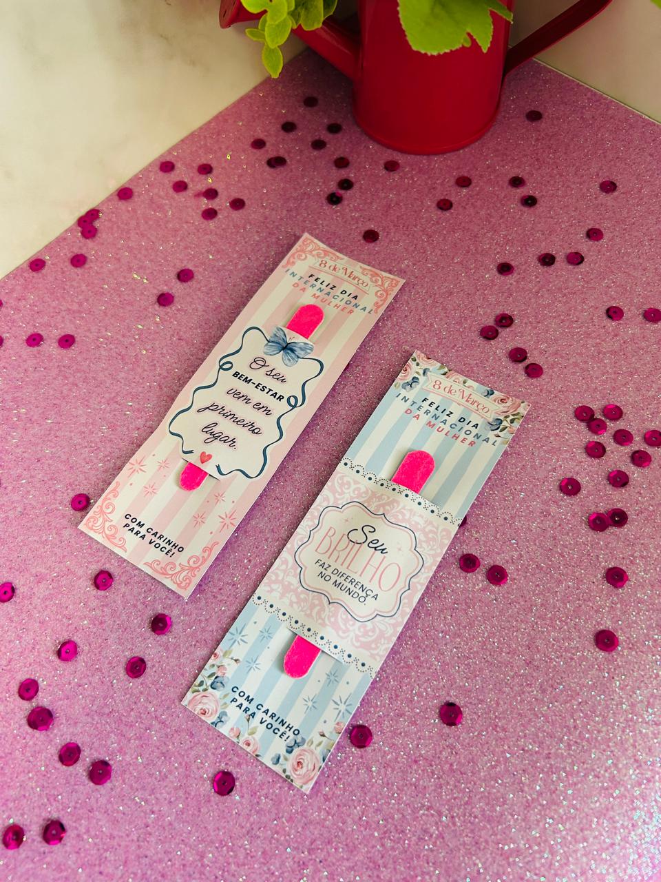 Card Mini Lixa - Dia da Mulher