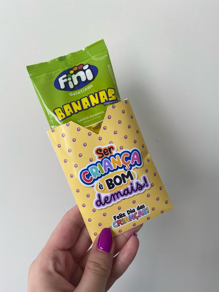 Envelope personalizado com Fini Gelatinas