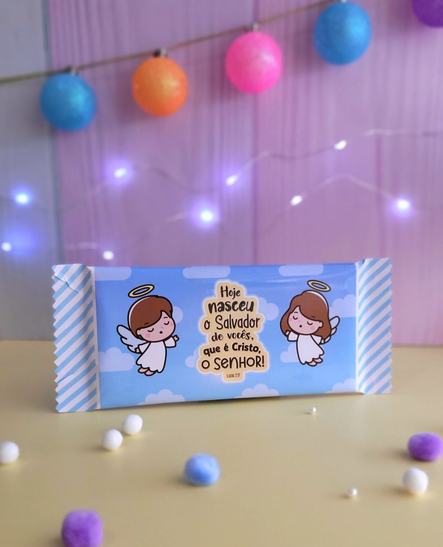 Embalagem para Barra de Chocolate de Natal: Presenteie com Sabor e Estilo Festivo!