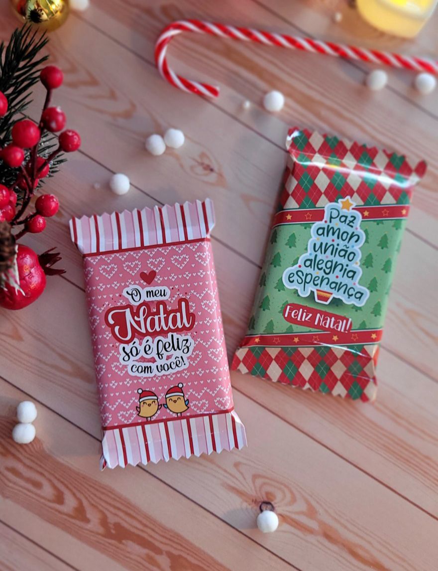 Embalagem de Natal com KitKat: Presentes Encantadores, Sabor Irresistível!