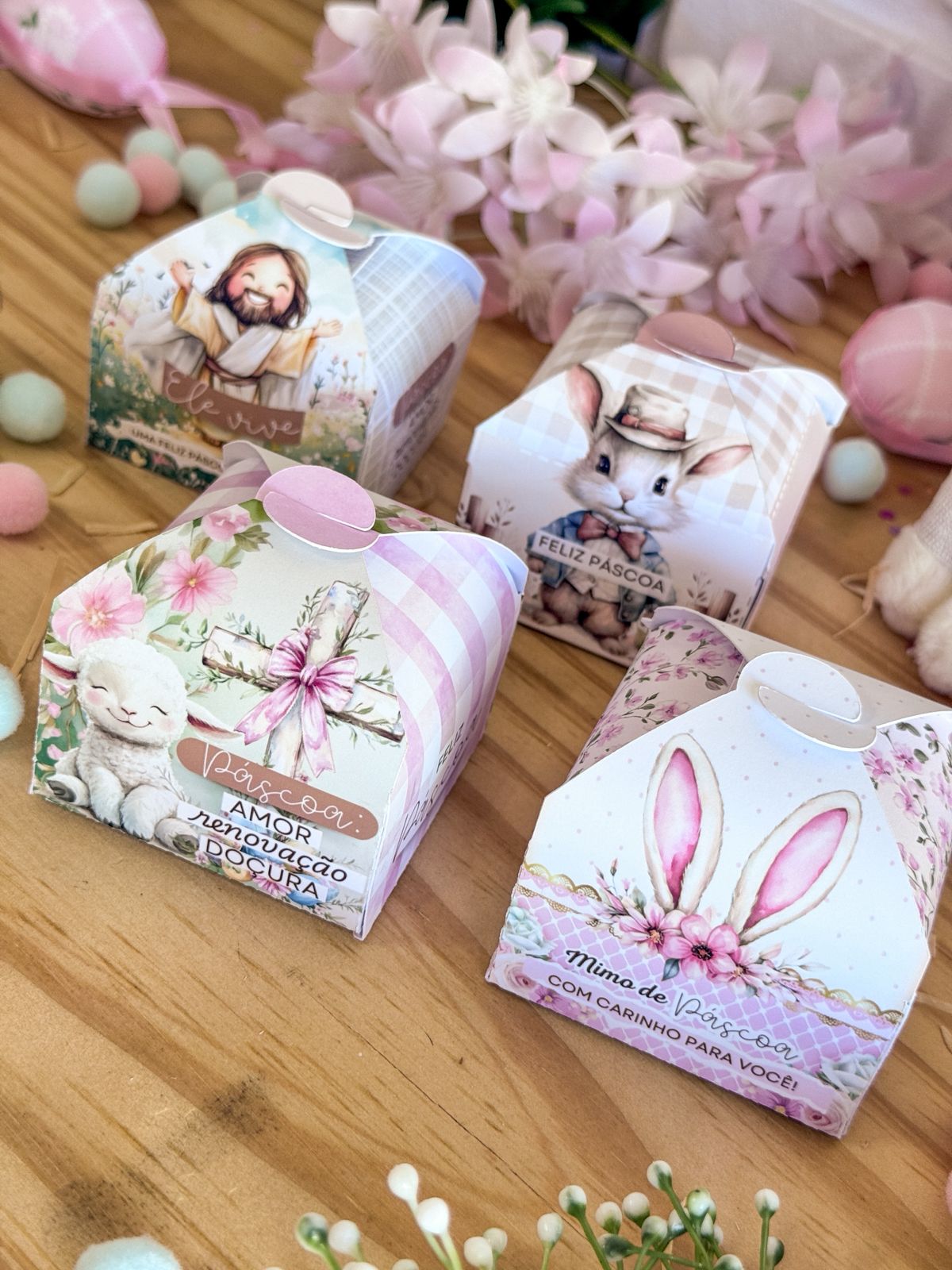 Caixinha porta bombom - Páscoa
