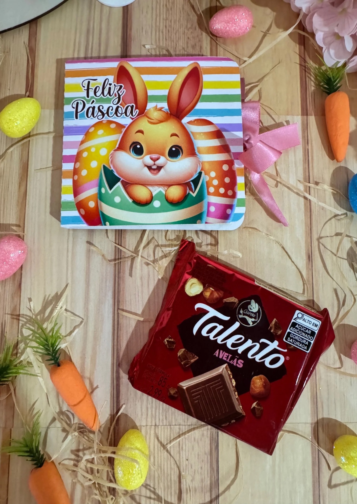 Porta Chocolate Talento Páscoa