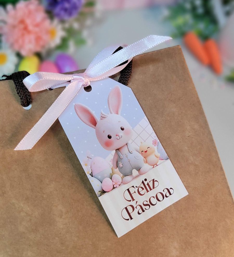 Tags Personalizadas para Sacola: A Magia da Páscoa em Cada Detalhe.