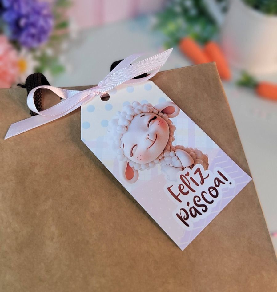 Tags Personalizadas para Sacola: A Magia da Páscoa em Cada Detalhe.