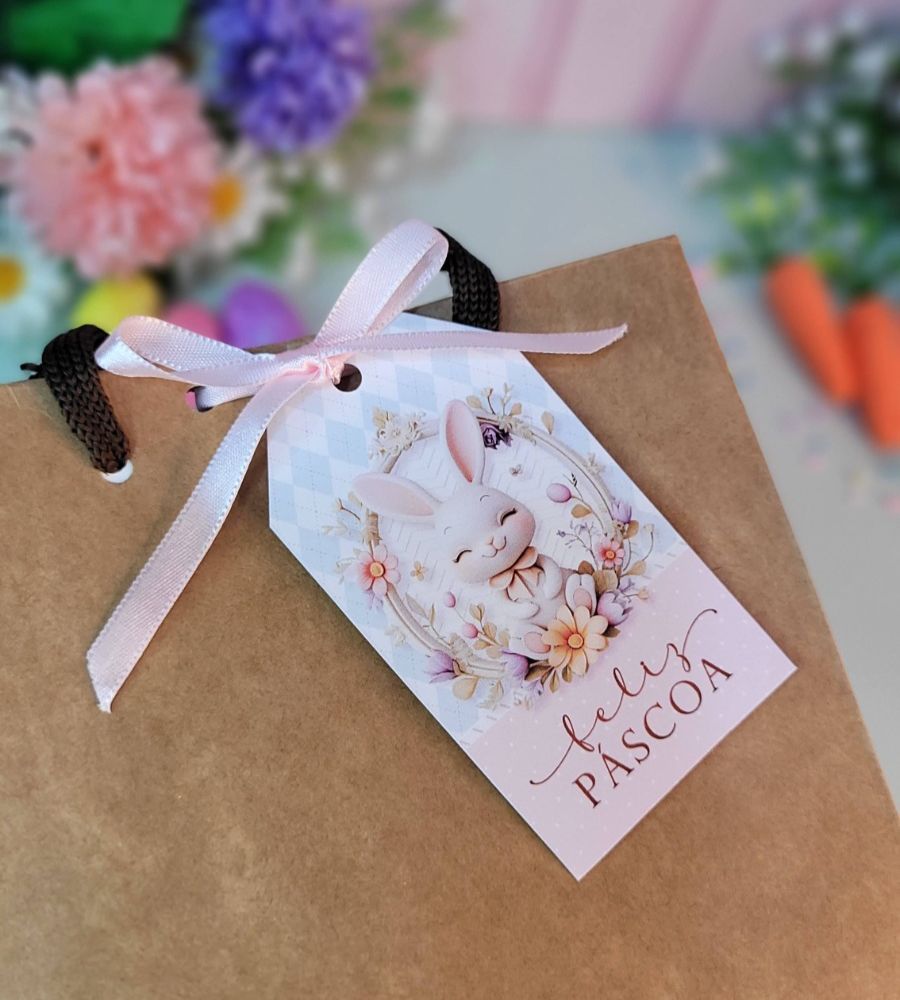 Tags Personalizadas para Sacola: A Magia da Páscoa em Cada Detalhe.